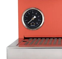 Profitec GO Espresso Machine - Red -Coffee Drink Store ProfitecGO rot Manometer
