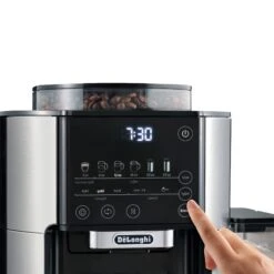 DeLonghi TrueBrew Drip Coffee Maker - Stainless/Black -Coffee Drink Store TrueBrew CAM51025MB ChromeBlack Display Alt4