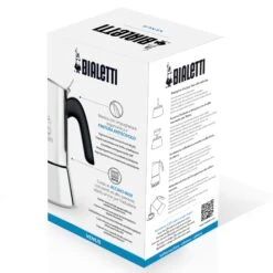 Bialetti Venus 6-Cup Stainless Steel Moka Pot -Coffee Drink Store Venus BoxBack