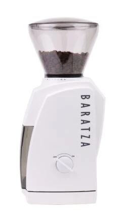 Baratza Encore Coffee Grinder In White -Coffee Drink Store WEncore Side