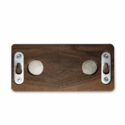 Wiedemann Hangup 2pc Equipment Rack - Walnut -Coffee Drink Store WMHANGUP2WL 03