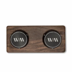 Wiedemann Hangup 2pc Equipment Rack - Walnut -Coffee Drink Store WMHANGUP2WL 04