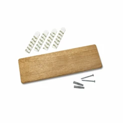 Wiedemann Hangup 3pc Equipment Rack - Oak -Coffee Drink Store WMHANGUP3OK 06