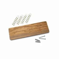 Wiedemann Hangup 3pc Equipment Rack - Olive Wood -Coffee Drink Store WMHANGUP3OW 06