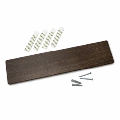 Wiedemann Hangup 4pc Equipment Rack - Blackened Oak -Coffee Drink Store WMHANGUP4BO 06