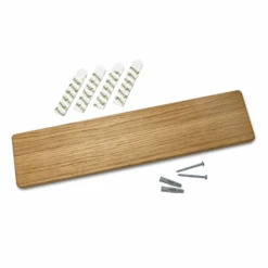 Wiedemann Hangup 4pc Equipment Rack - Oak -Coffee Drink Store WMHANGUP4OK 06