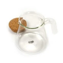 E&B Lab Hand Blown Glass Server -Coffee Drink Store darkened IMG 0625