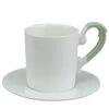 Loveramics Miix Designer Espresso Cup & Saucer In Apple Green